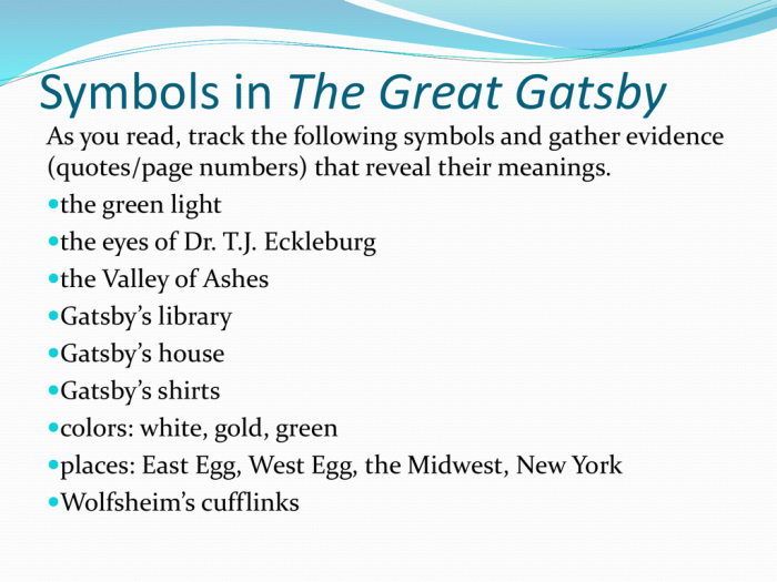 Great gatsby chapter one quiz