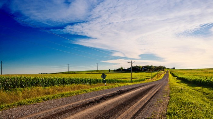 Speed limit on gravel roads in iowa