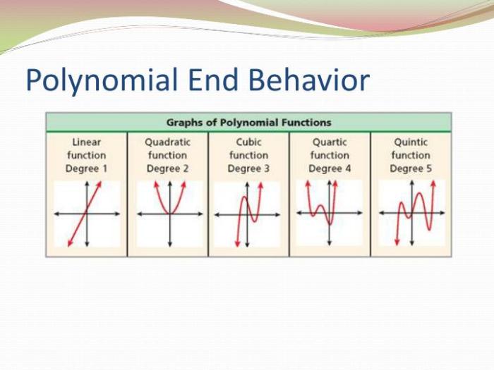 End behavior of polynomials worksheet