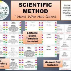 Answer key to scientific method crossword