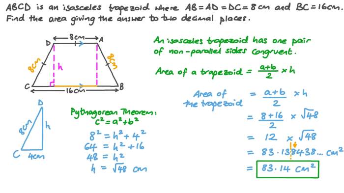 Trapezoid nagwa given